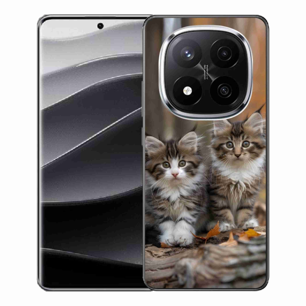 Zselés borítás mmCase a Xiaomi Remdi Note 14 Pro+ 5G - cat duo 3 számára