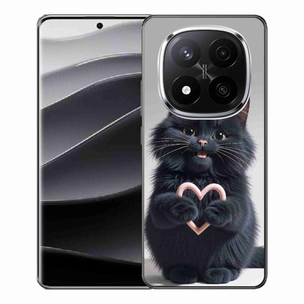 Gél borítás mmCase a Xiaomi Remdi Note 14 Pro+ 5G számára - macskaszerelem 3