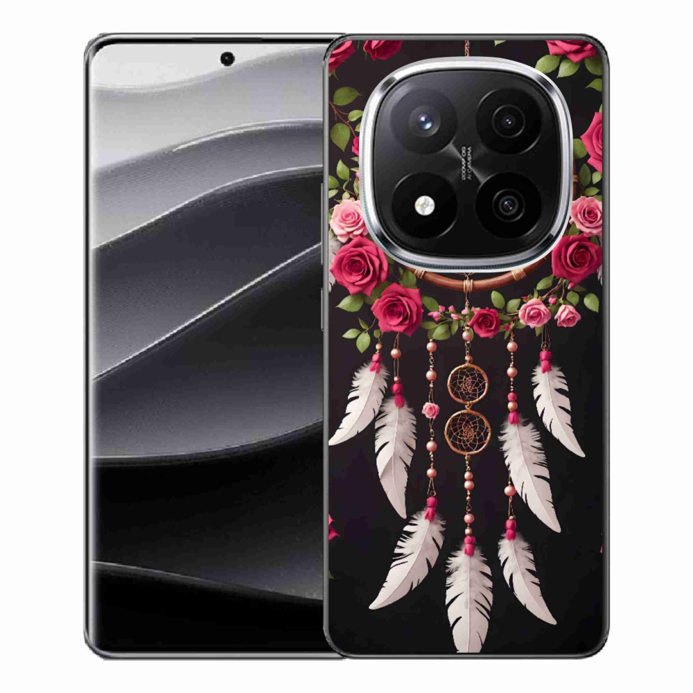 Gél borítás mmCase a Xiaomi Remdi Note 14 Pro+ 5G számára - álomfogó rózsákkal