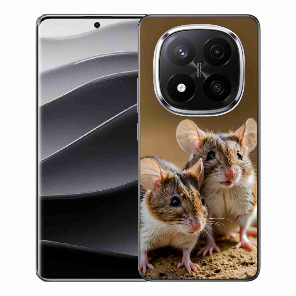 Gél borítás mmCase a Xiaomi Remdi Note 14 Pro+ 5G számára - egér duó