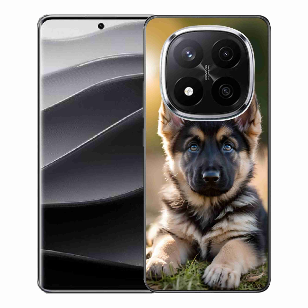 Gél borítás mmCase a Xiaomi Remdi Note 14 Pro+ 5G számára - Német juhászkutya a természetben