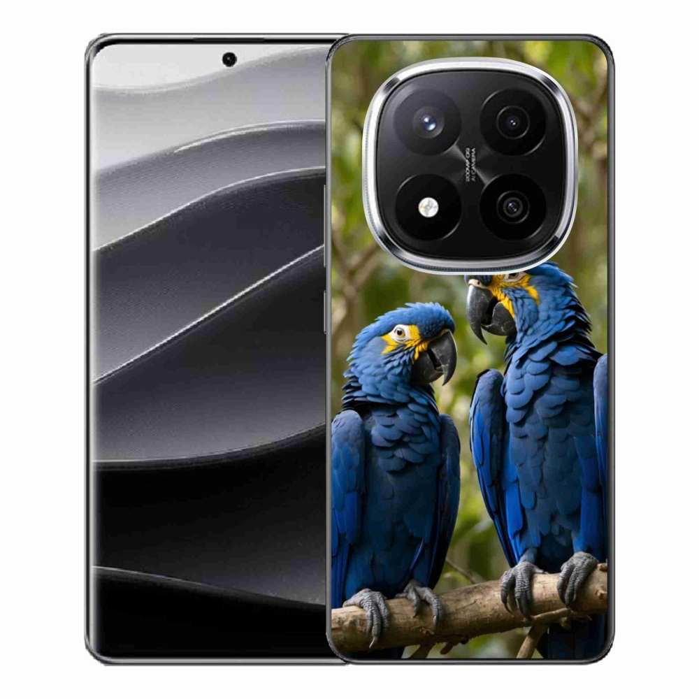 Gél borítás mmCase a Xiaomi Remdi Note 14 Pro+ 5G számára - papagáj duó