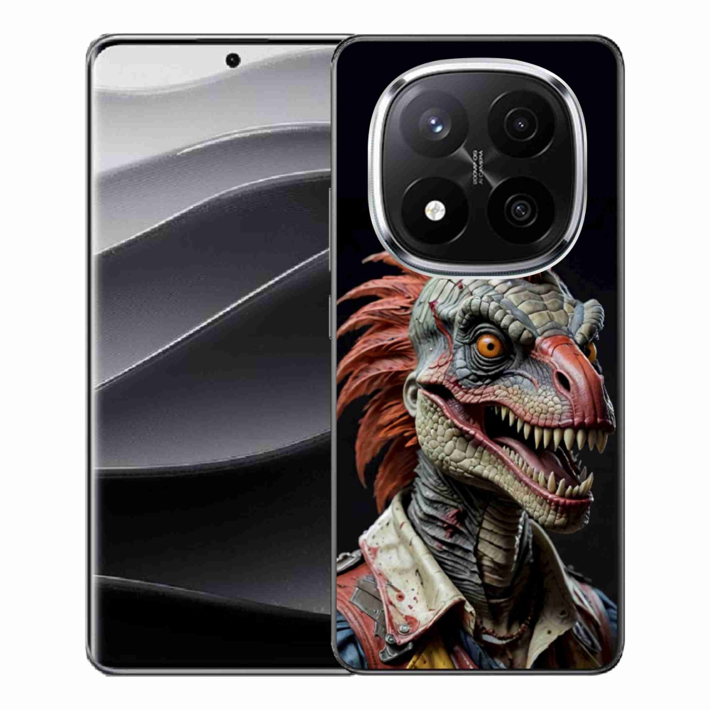 Gél borító mmCase a Xiaomi Remdi Note 14 Pro+ 5G - punk dinoszauruszhoz
