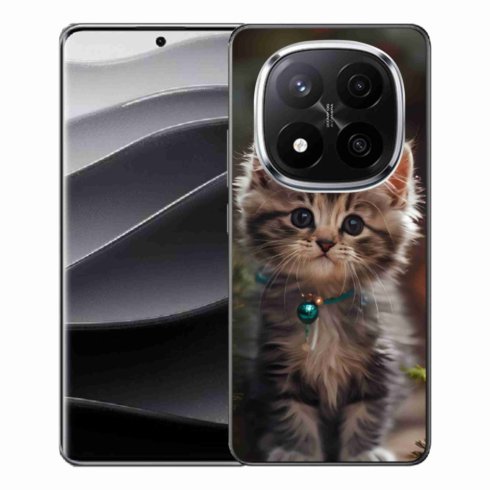Gél borítás mmCase a Xiaomi Remdi Note 14 Pro+ 5G számára - aranyos cica 11