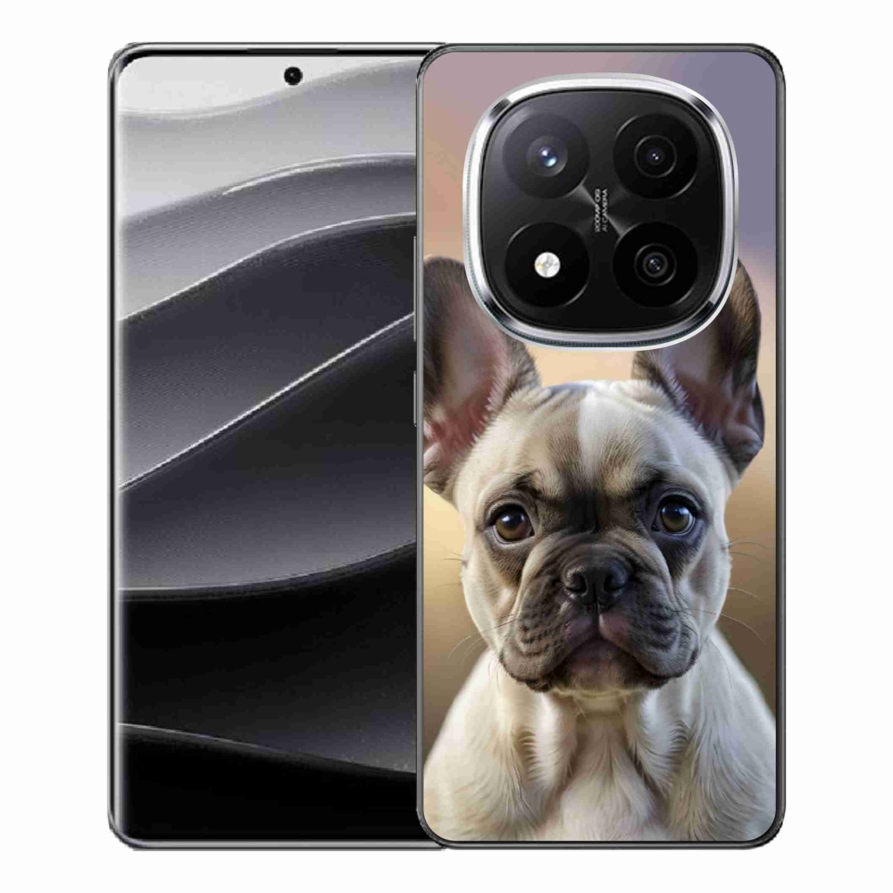 Gél borító mmCase a Xiaomi Remdi Note 14 Pro+ 5G számára - aranyos francia bulldog