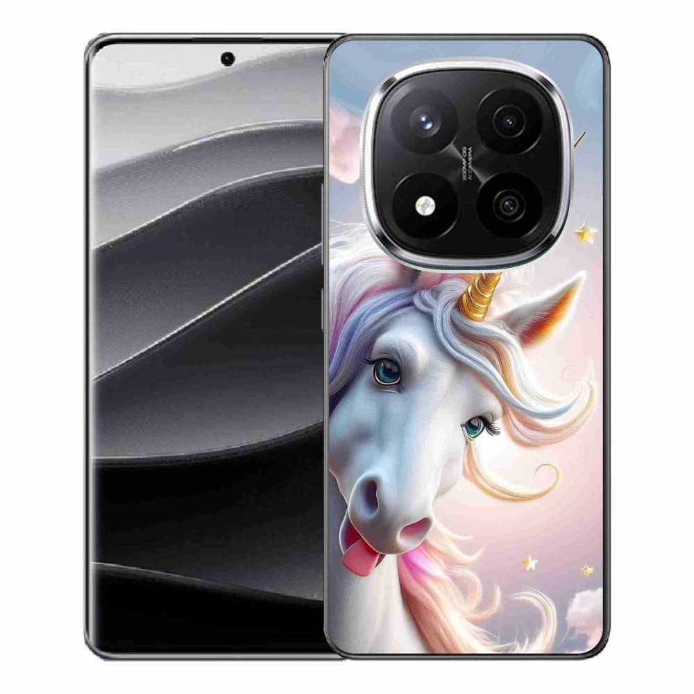Gél borítás mmCase a Xiaomi Remdi Note 14 Pro+ 5G - vidám egyszarvúhoz
