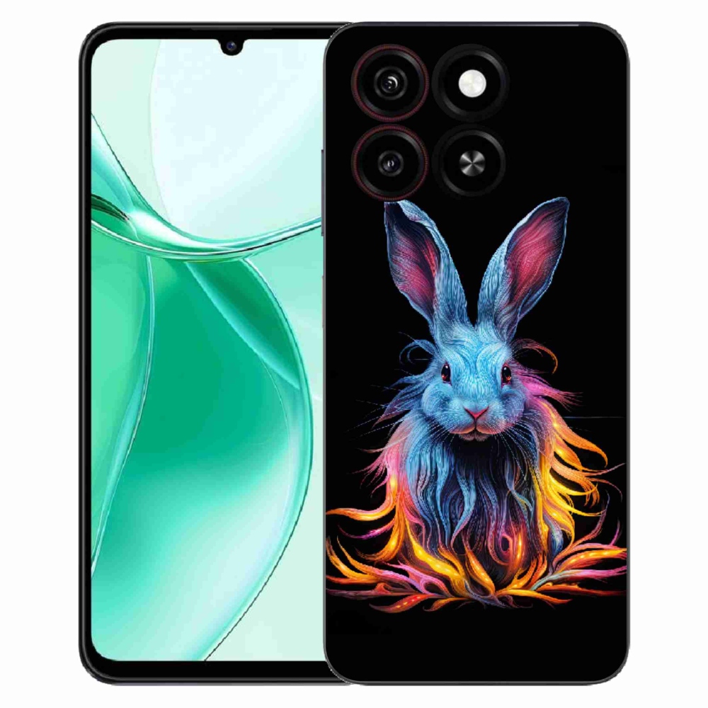 ZTE Blade A35 zselés borítás mmCase - absztrakt nyúl