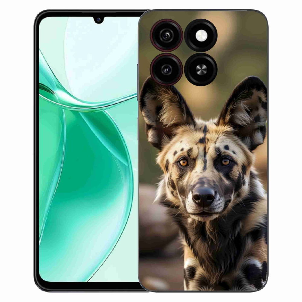 ZTE Blade A35 zselés tok mmCase - Afrikai vadkutya