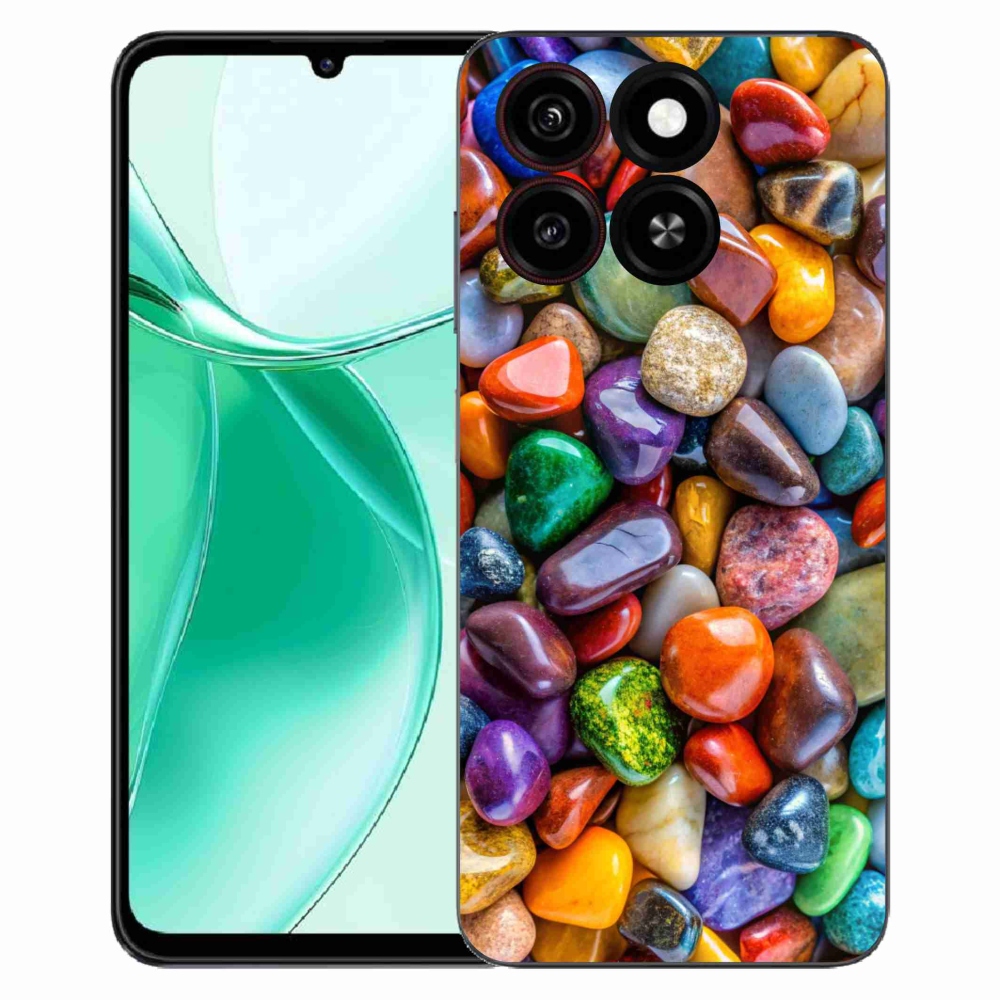 ZTE Blade A35 zselés borítás mmCase - színes strasszkövek