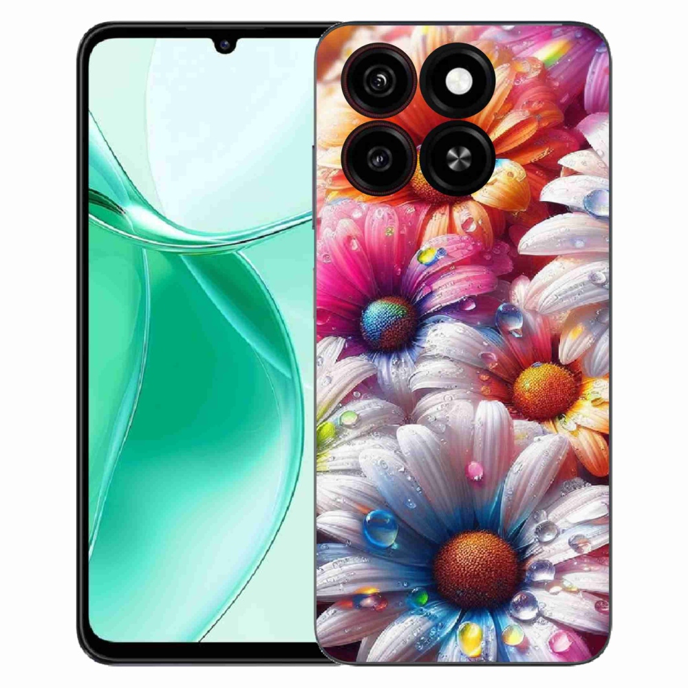 ZTE Blade A35 zselés borítás mmCase - színes margaréták