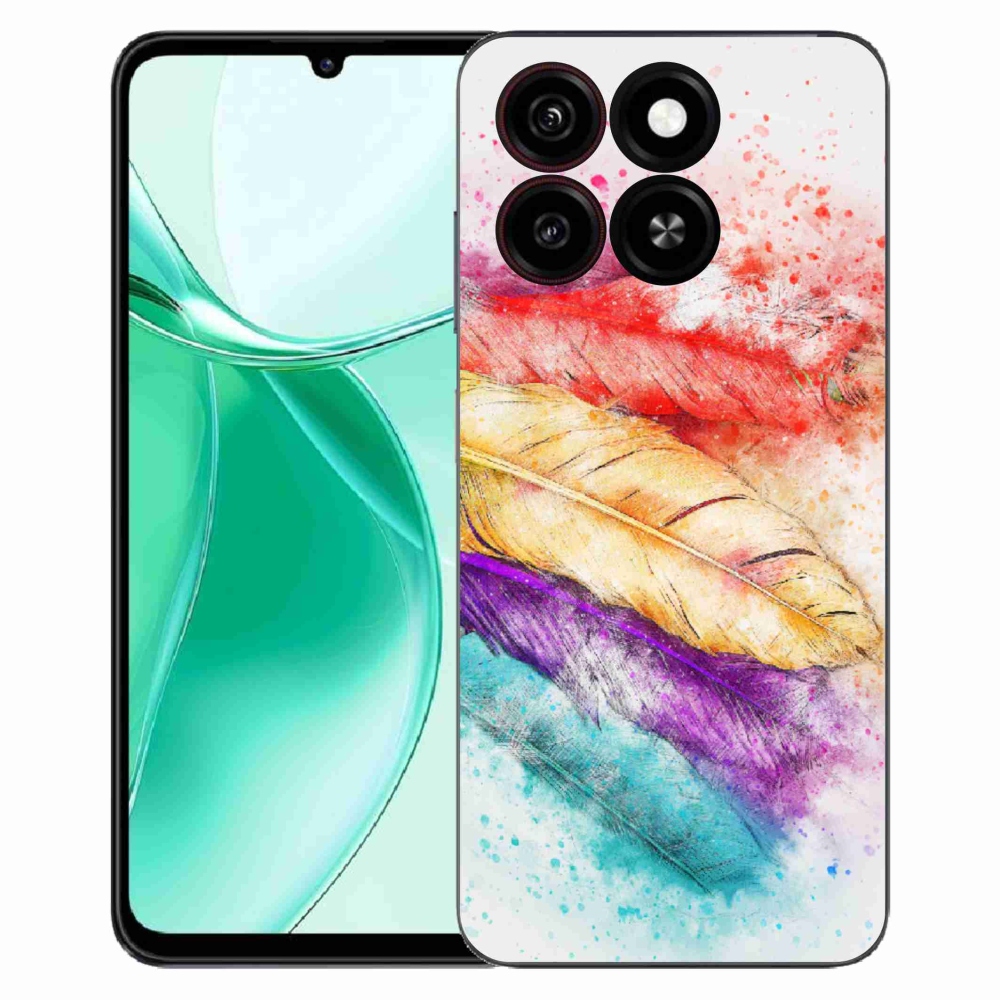 ZTE Blade A35 zselés tok mmCase - színes toll