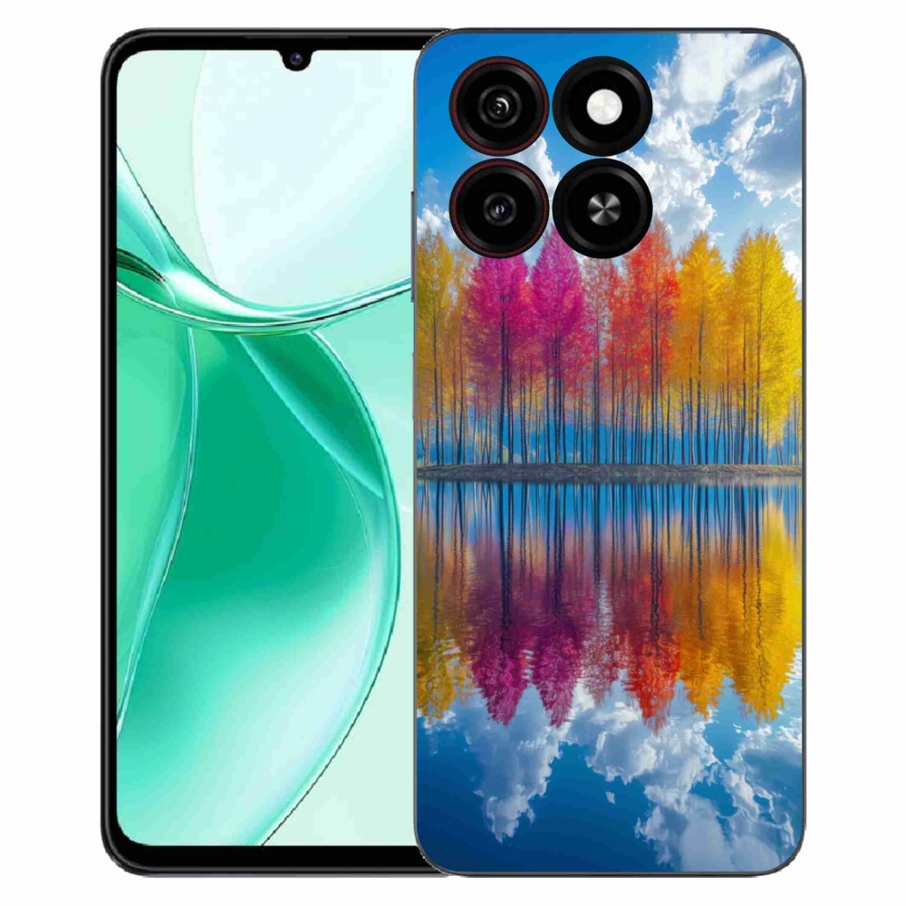 ZTE Blade A35 zselés tok mmCase - színes fák