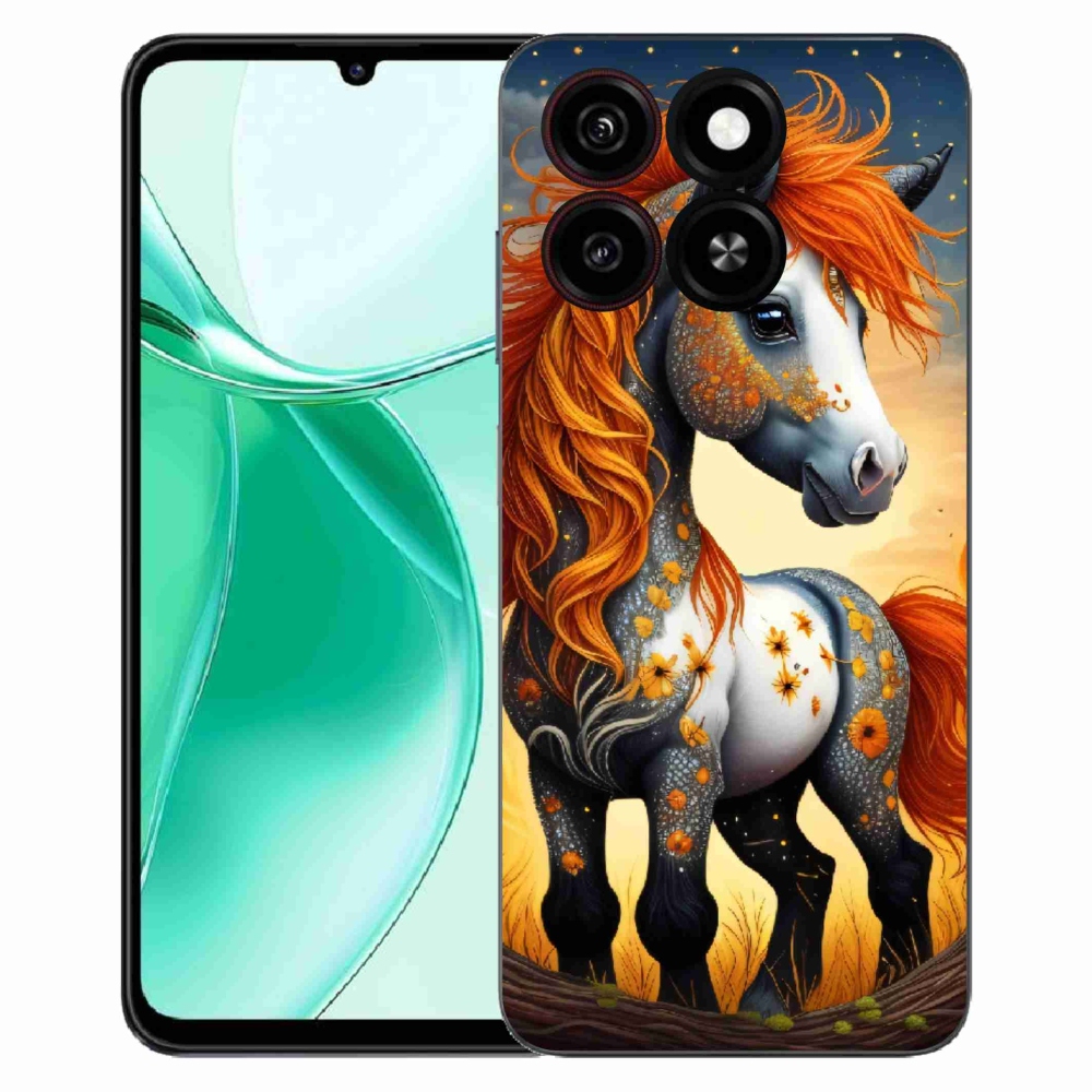 ZTE Blade A35 zselés tok mmCase - színes póni