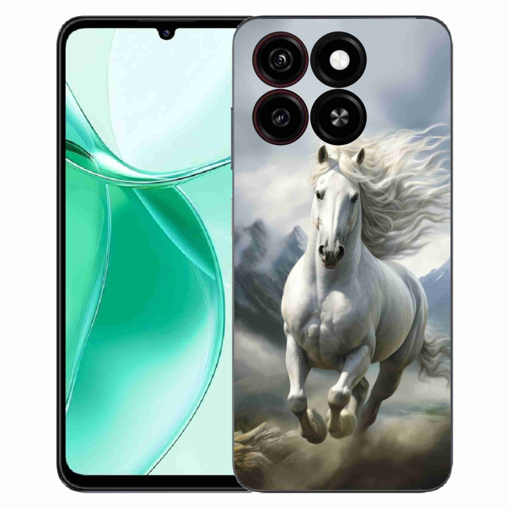 ZTE Blade A35 zselés borító mmCase - futó fehér ló 3