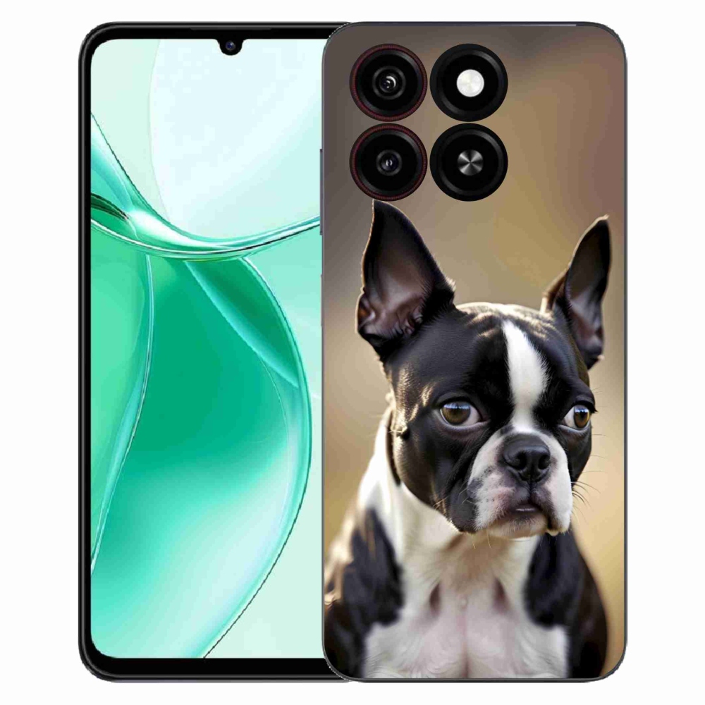 ZTE Blade A35 zselés borítás mmCase - Boston Terrier
