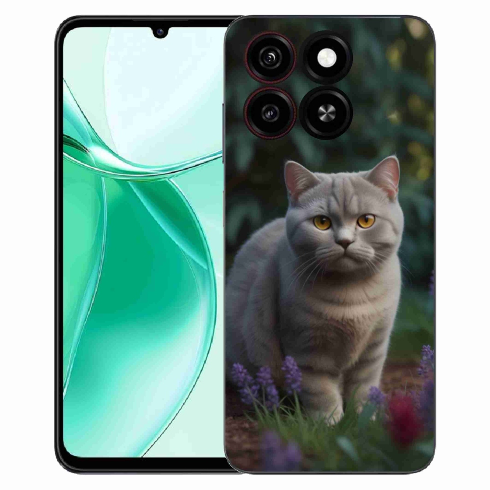 ZTE Blade A35 zselés tok mmCase - Brit macska