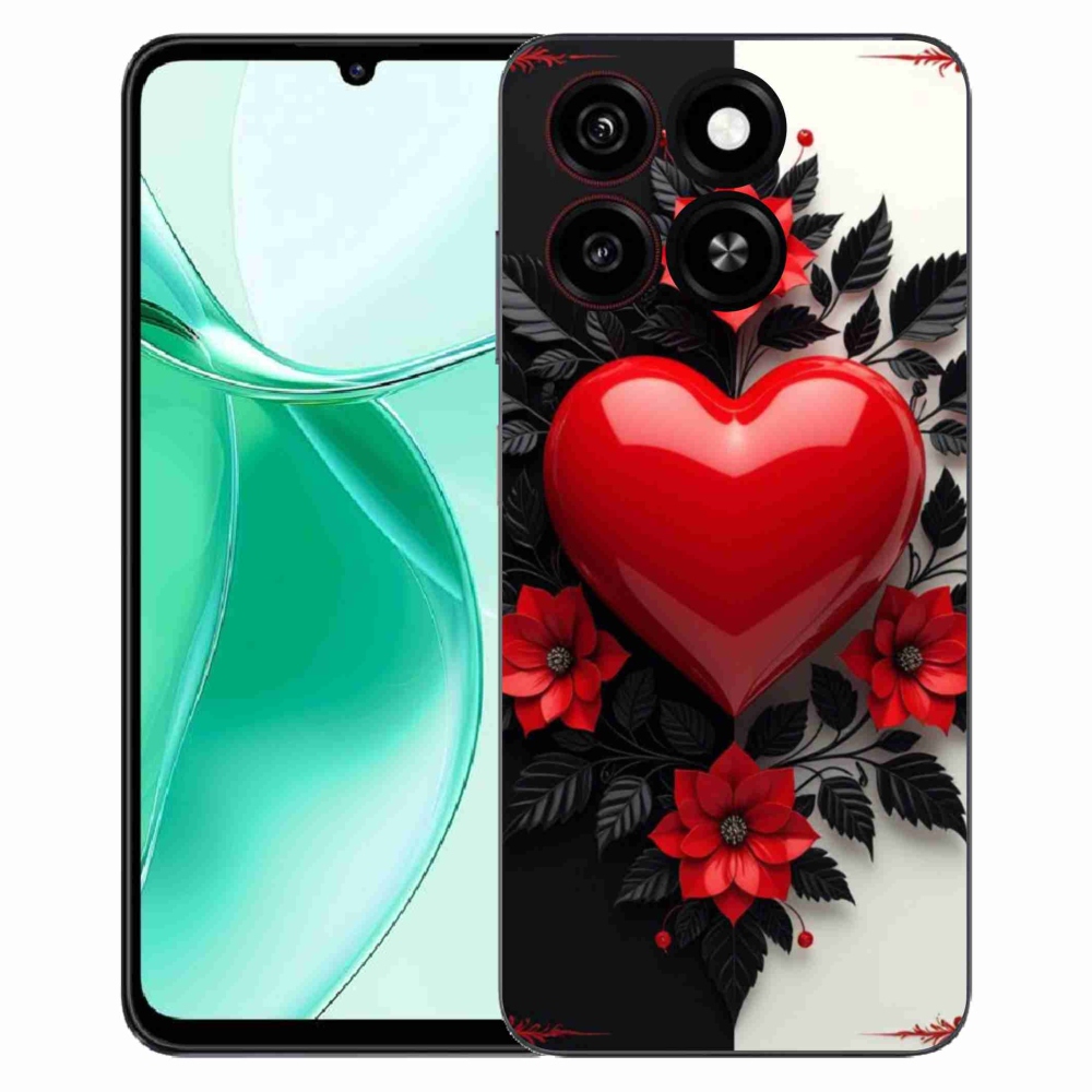 ZTE Blade A35 zselés borítás mmCase - piros szív
