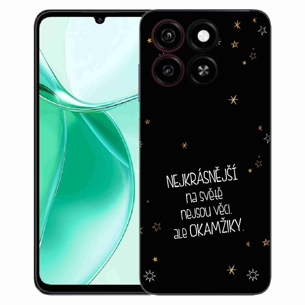 ZTE Blade A35 zselés borítás mmCase - idézem 4 fekete háttér
