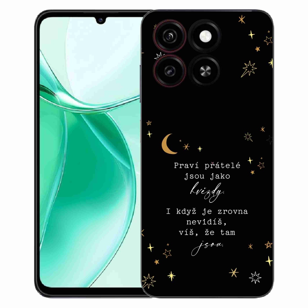 ZTE Blade A35 zselés borítás mmCase - idézem 6 fekete háttér