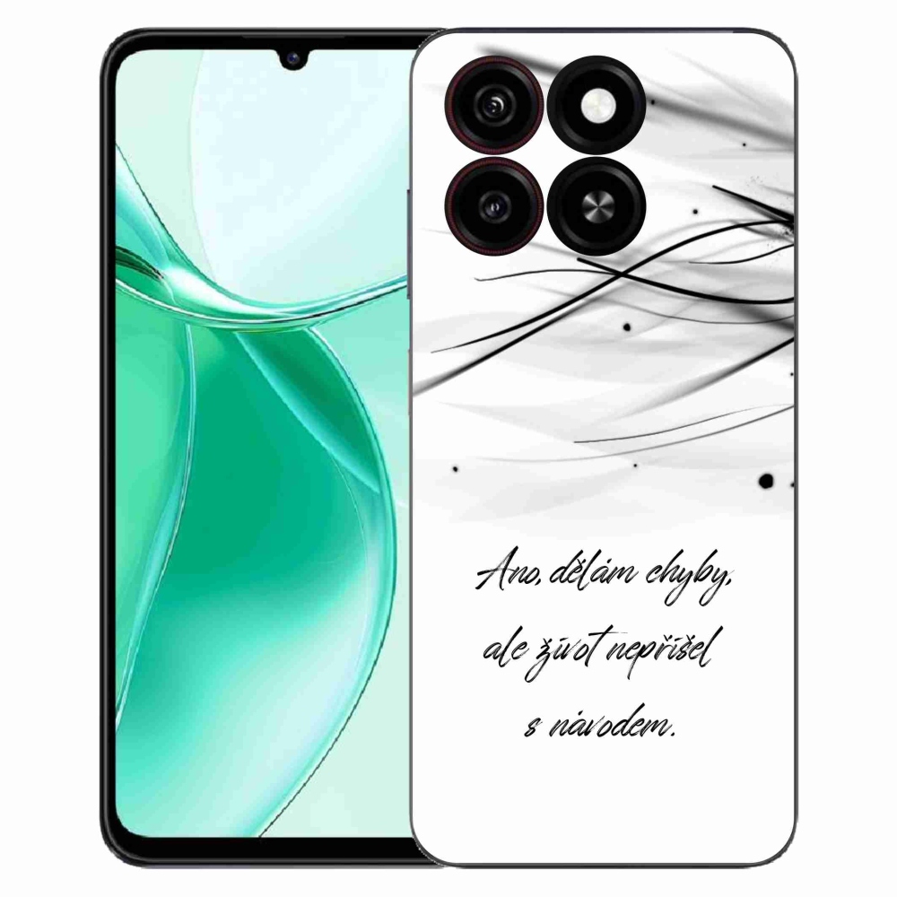 ZTE Blade A35 zselés borítás mmCase - idézem fehér háttérrel
