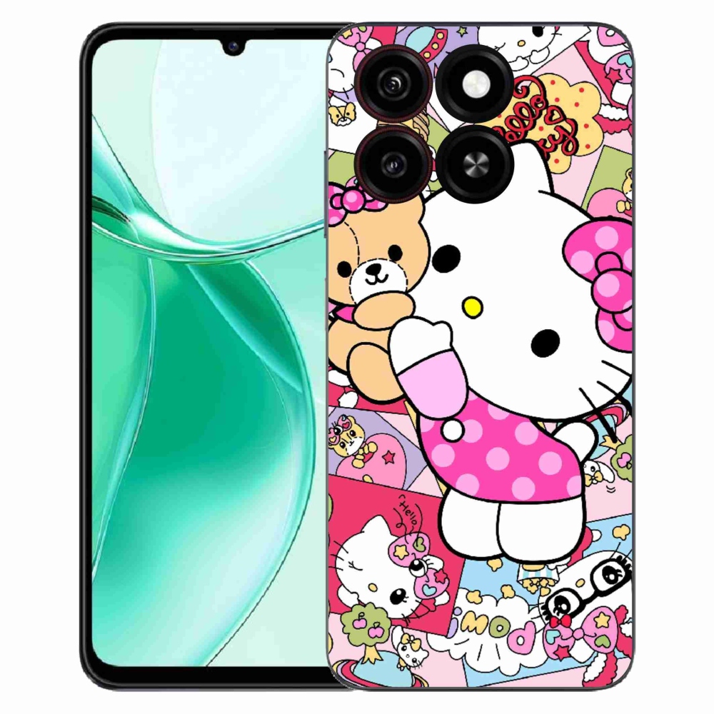 ZTE Blade A35 zselés borítás mmCase - aranyos cica