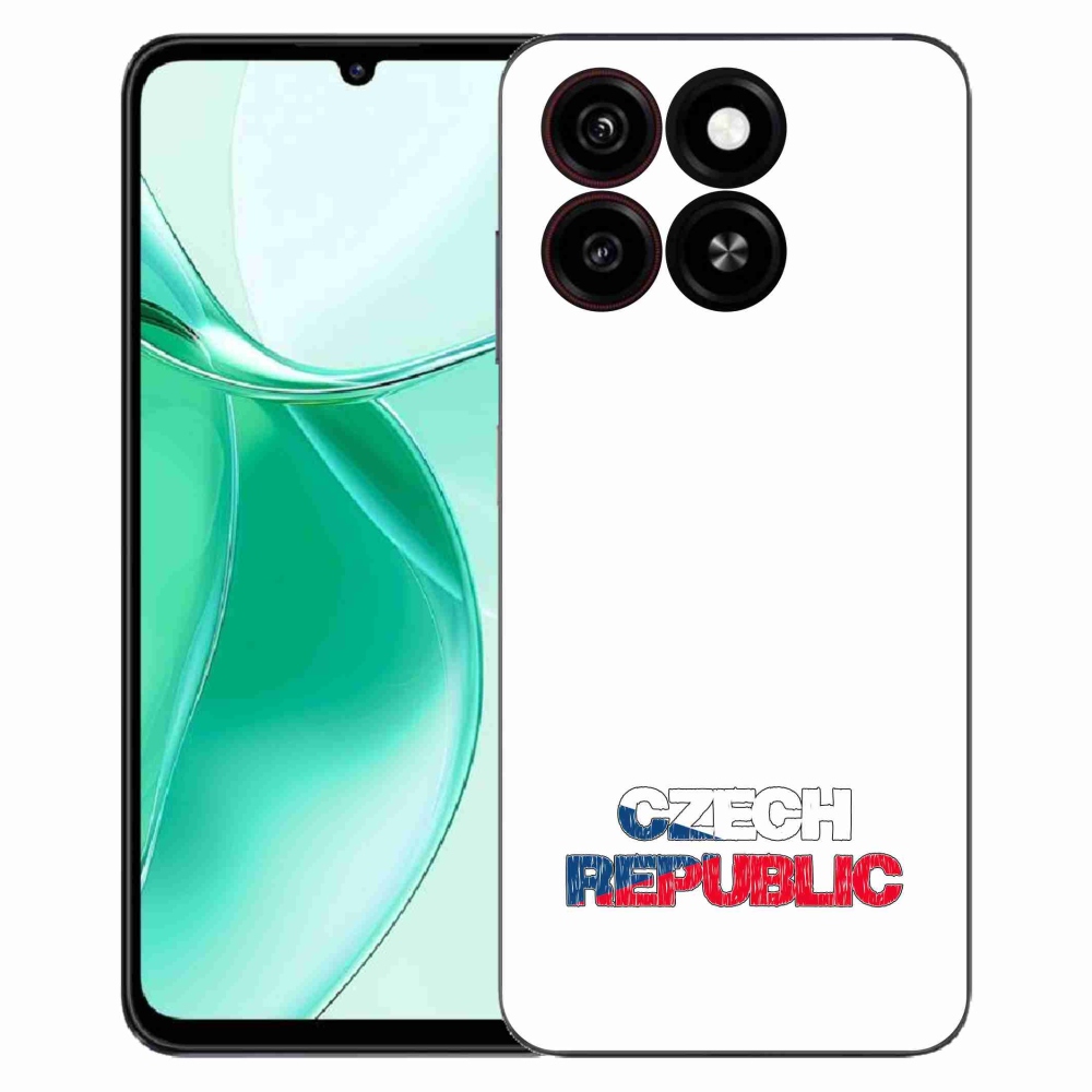 ZTE Blade A35 zselés borítás mmCase - Csehország fehér háttér