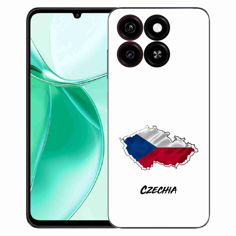 ZTE Blade A35 zselés tok mmCase - Csehország fehér háttér