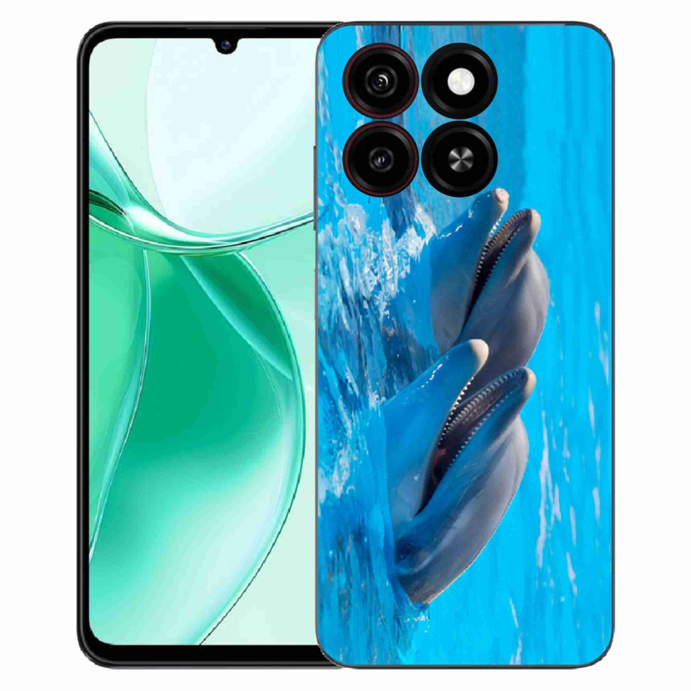 ZTE Blade A35 zselés tok mmCase - delfinek