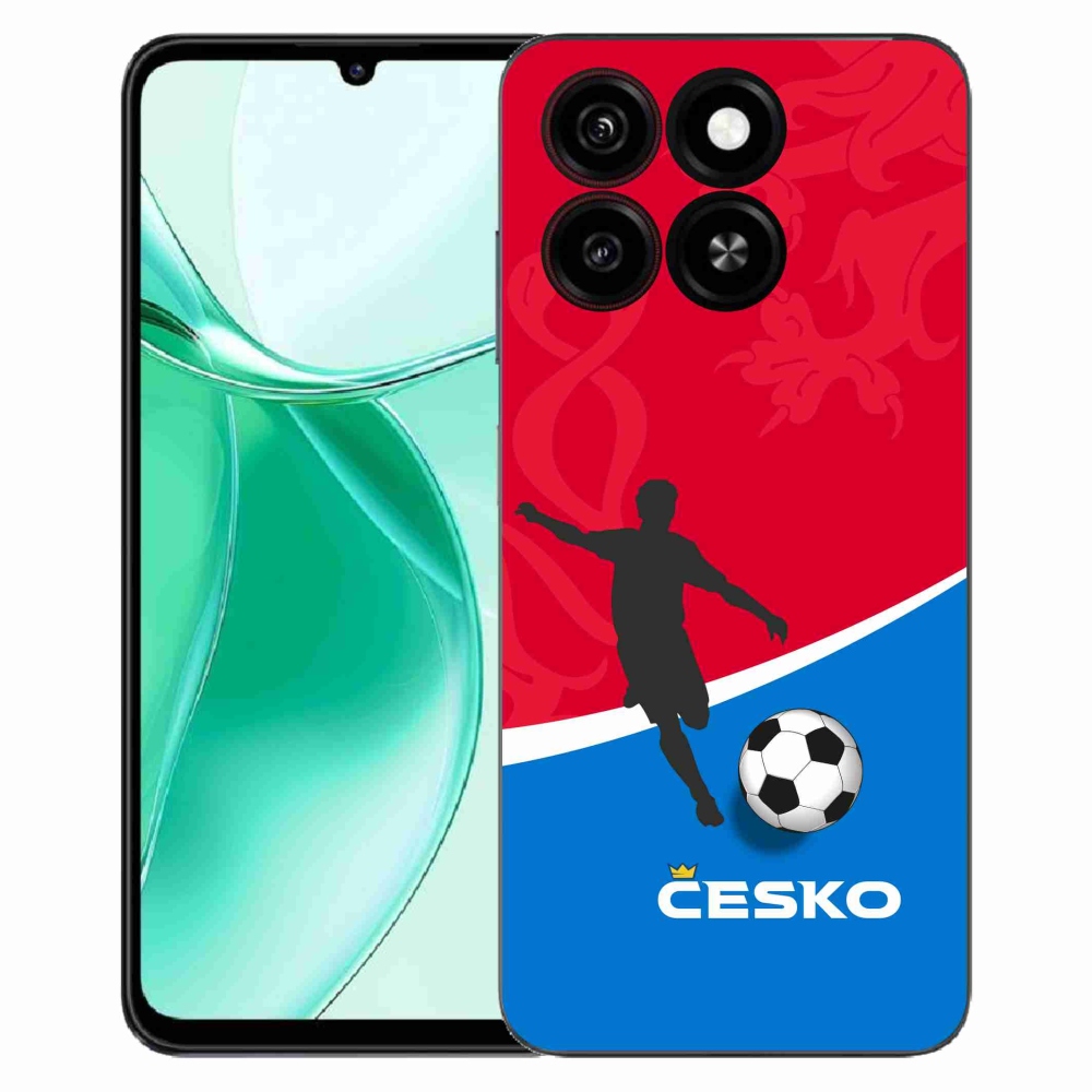 ZTE Blade A35 zselés borítás mmCase - futball Csehország
