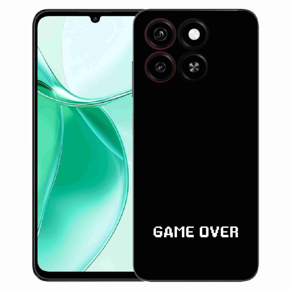 ZTE Blade A35 zselés borítás mmCase - játék fekete háttérrel