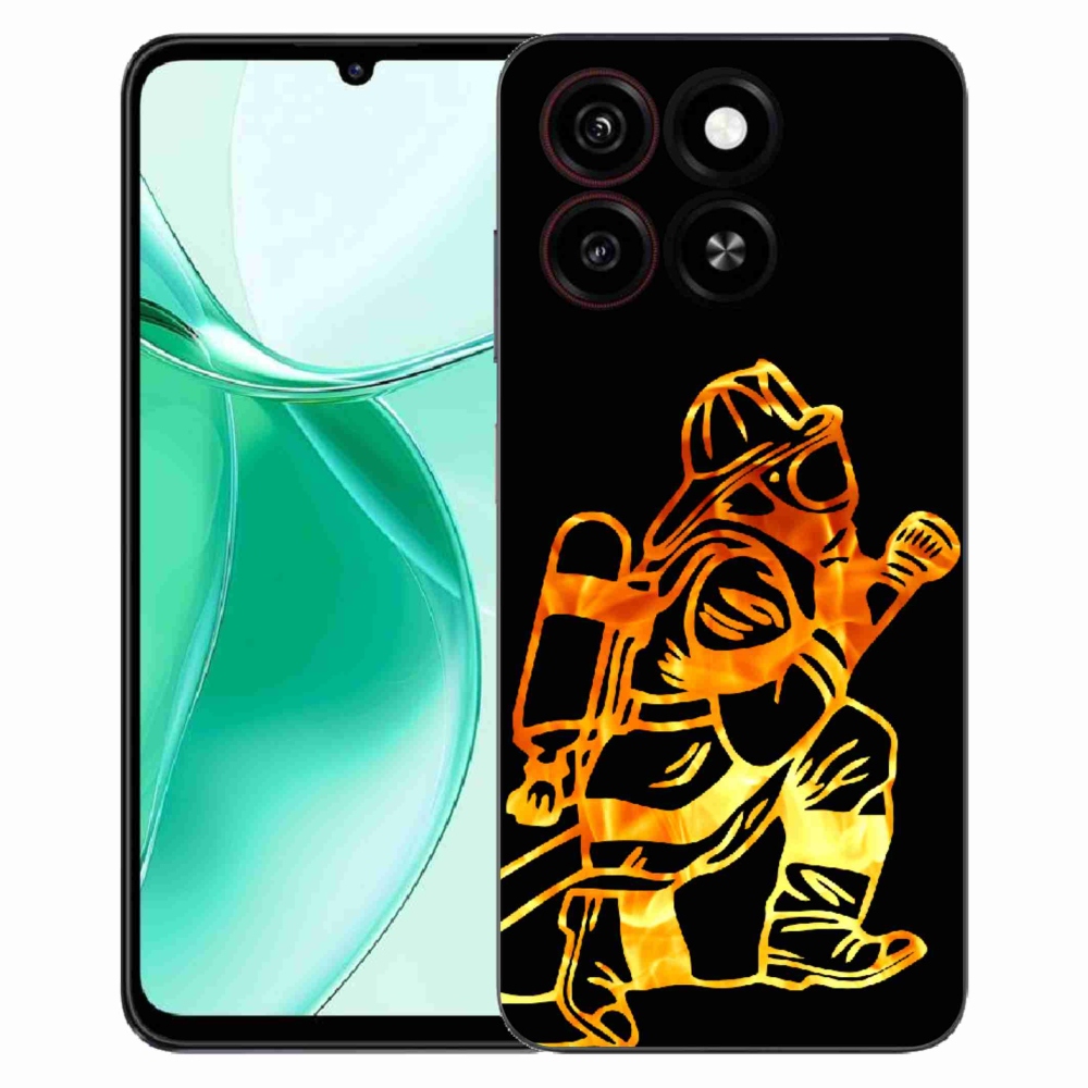ZTE Blade A35 zselés tok mmCase - tűzoltó 1