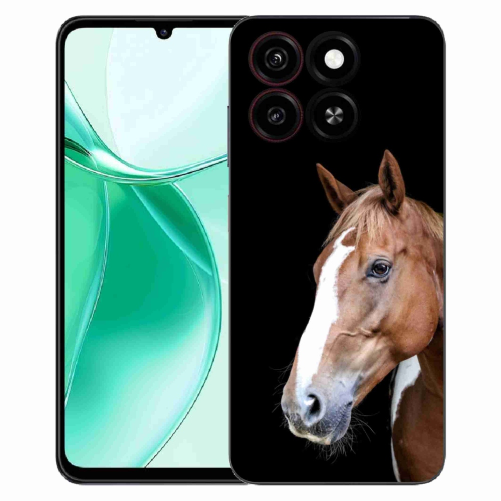 ZTE Blade A35 zselés tok mmCase - barna ló 3