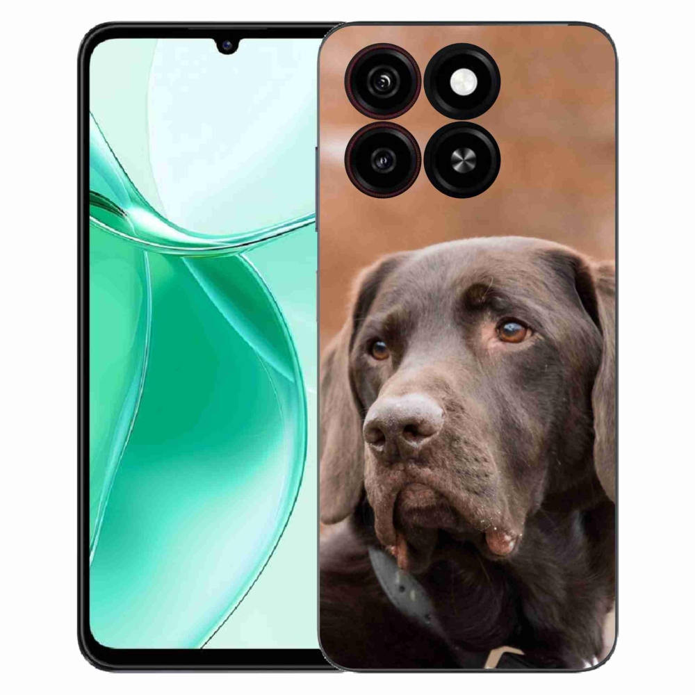 ZTE Blade A35 zselés borítás mmCase - barna labrador