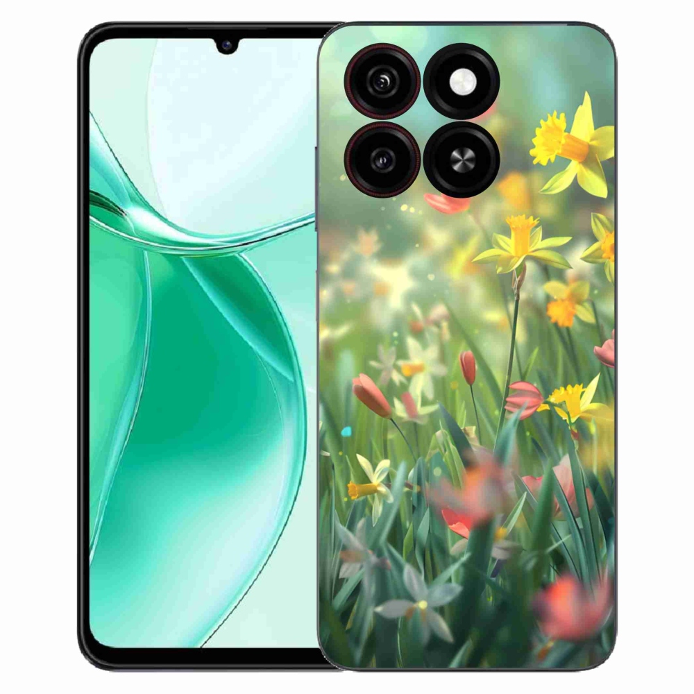 ZTE Blade A35 zselés tok mmCase - tavaszi virágok