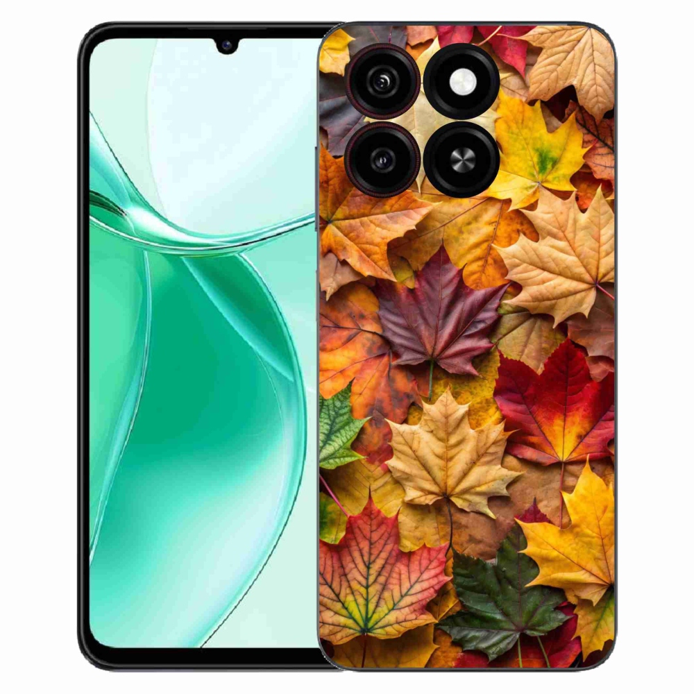 ZTE Blade A35 zselés borítás mmCase - juharlevelek 2