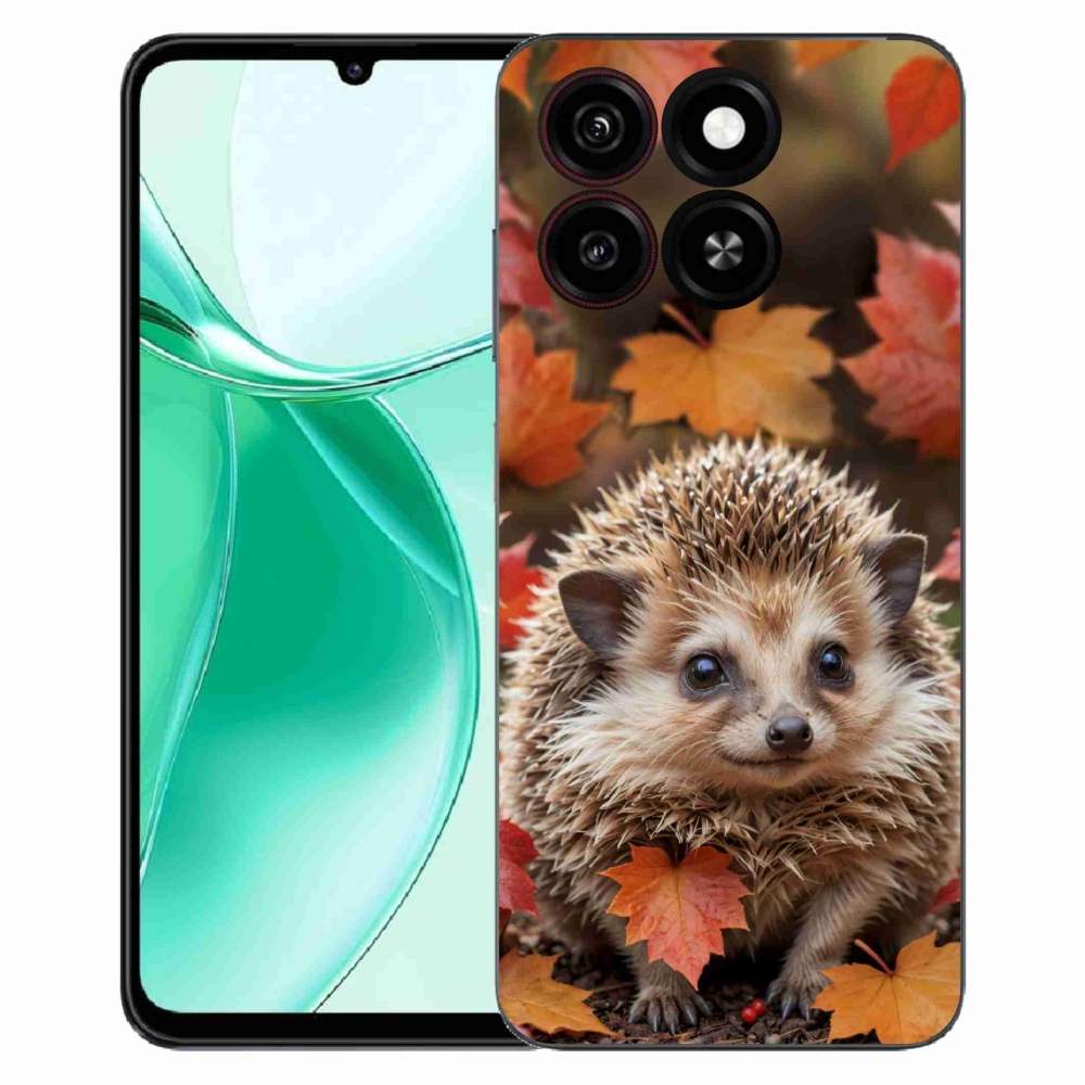 ZTE Blade A35 zselés tok mmCase - sün a levelekben