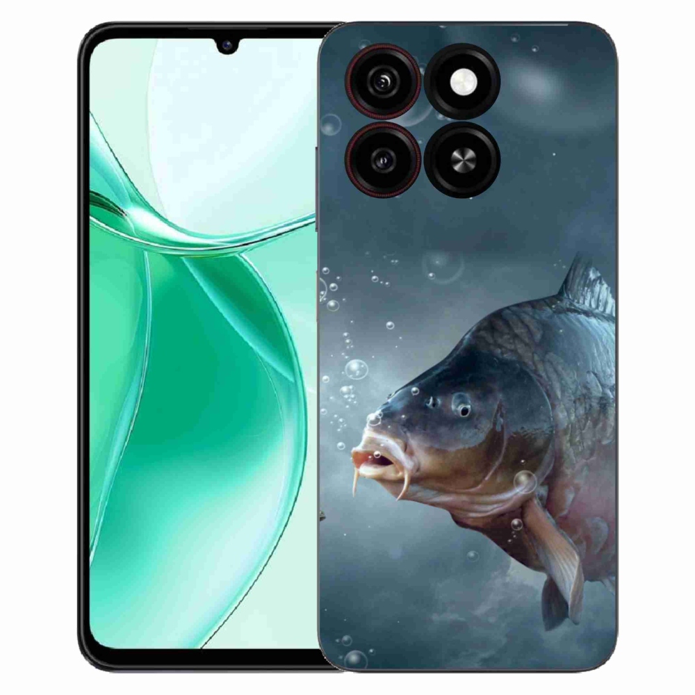 ZTE Blade A35 zselés borítás mmCase - ponty és buborékok