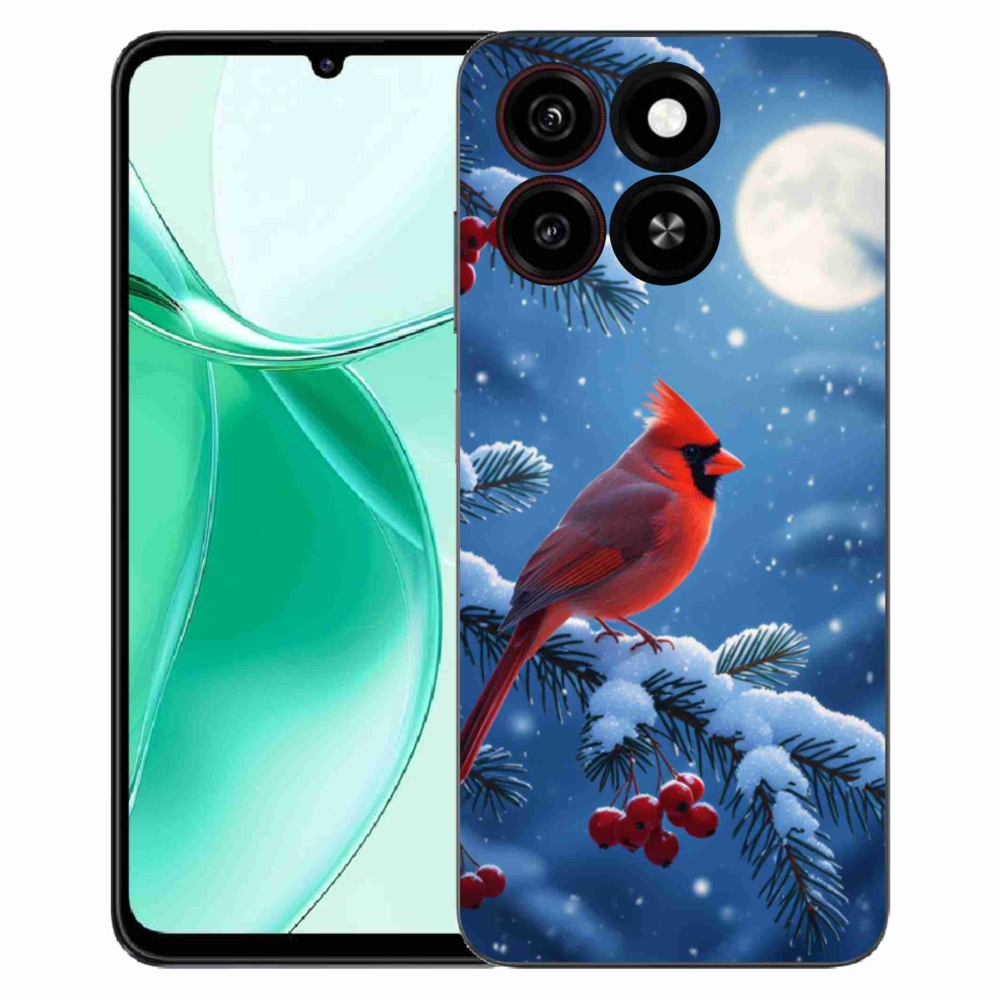 ZTE Blade A35 zselés tok mmCase - bíborvörös