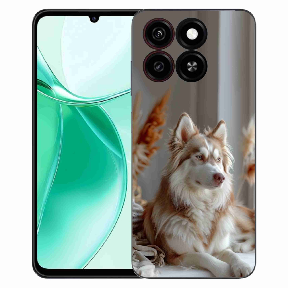 ZTE Blade A35 zselés borítás mmCase - csendes szibériai husky
