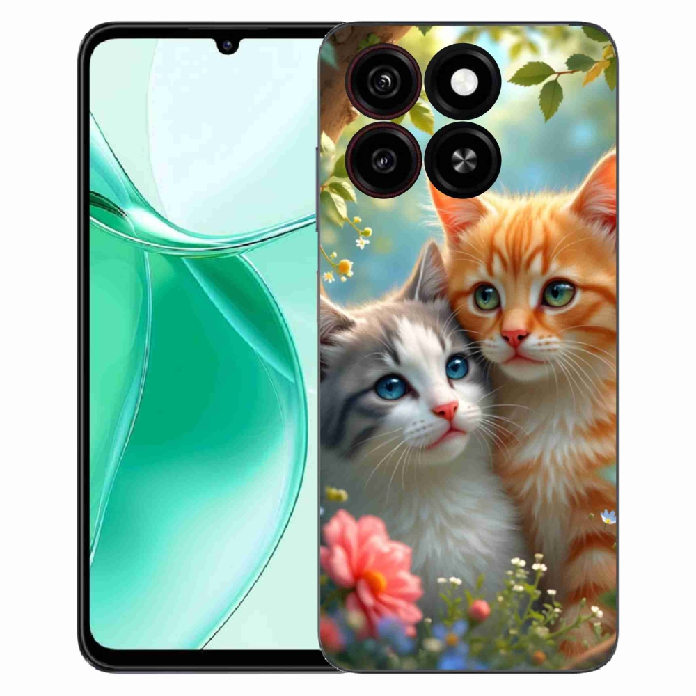 ZTE Blade A35 zselés borító mmCase - cat love 2