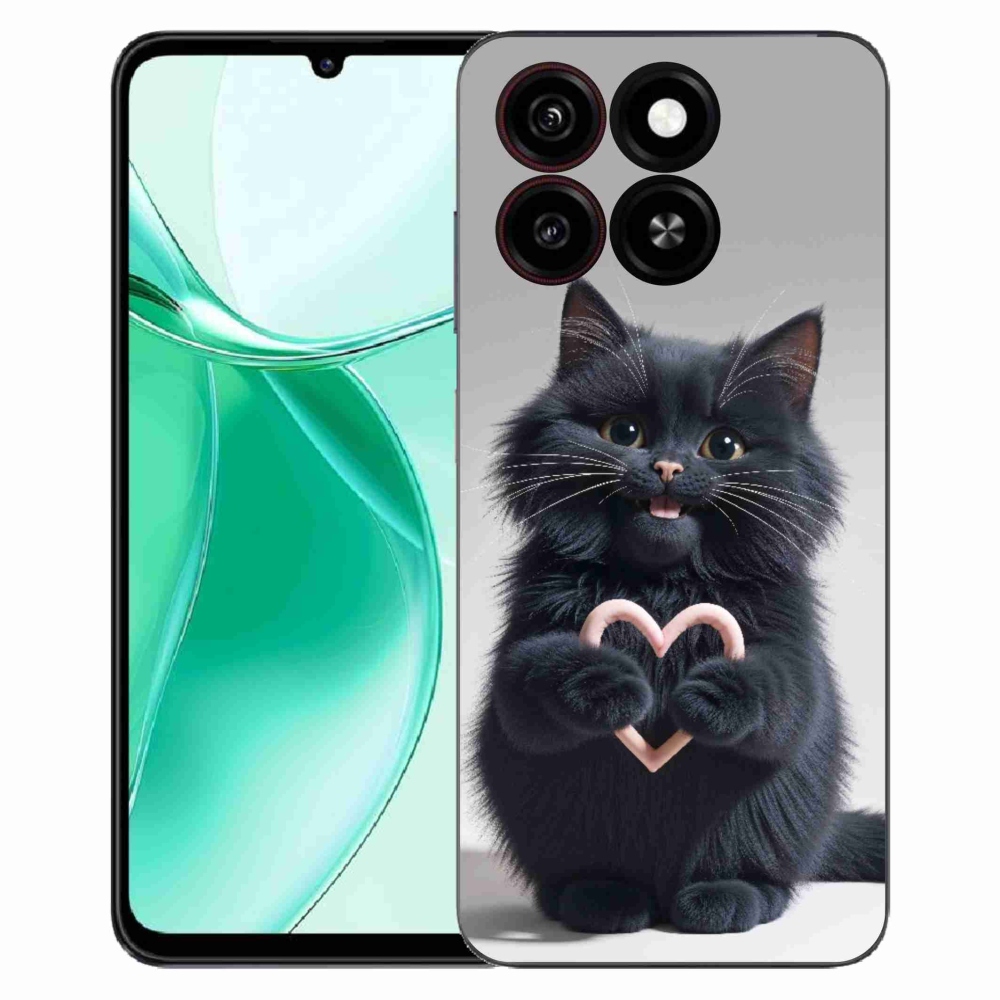 ZTE Blade A35 zselés borító mmCase - cat love 3