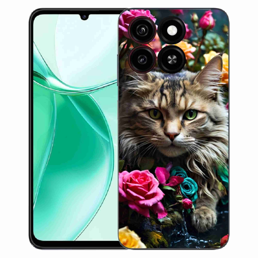 ZTE Blade A35 zselés tok mmCase - macskaszem nézet 2