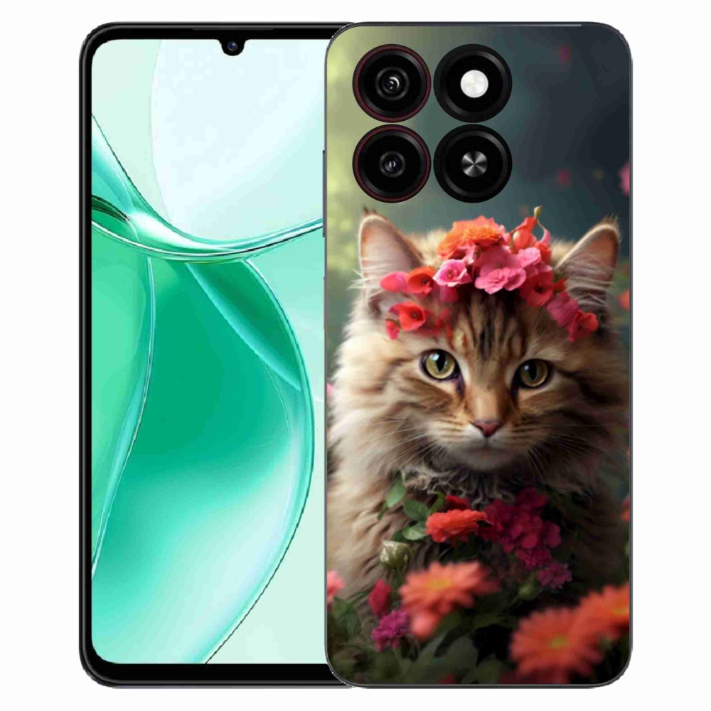 ZTE Blade A35 zselés tok mmCase - hercegnő macska