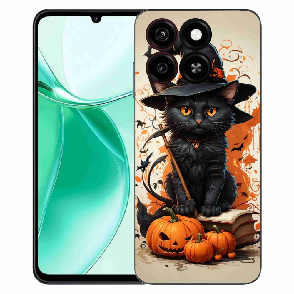 ZTE Blade A35 zselés borítás mmCase - cat wizard - macskavarázslóhoz
