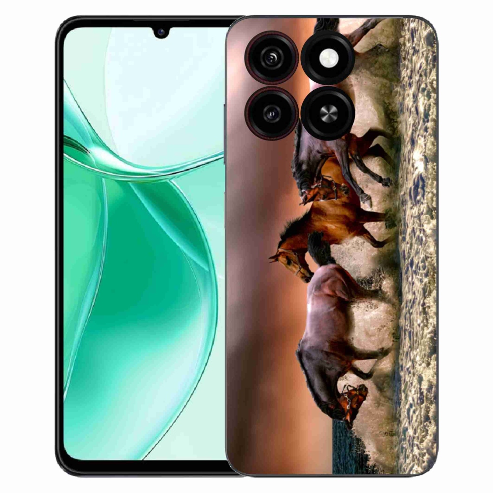 ZTE Blade A35 zselés borítás mmCase - lovak 1