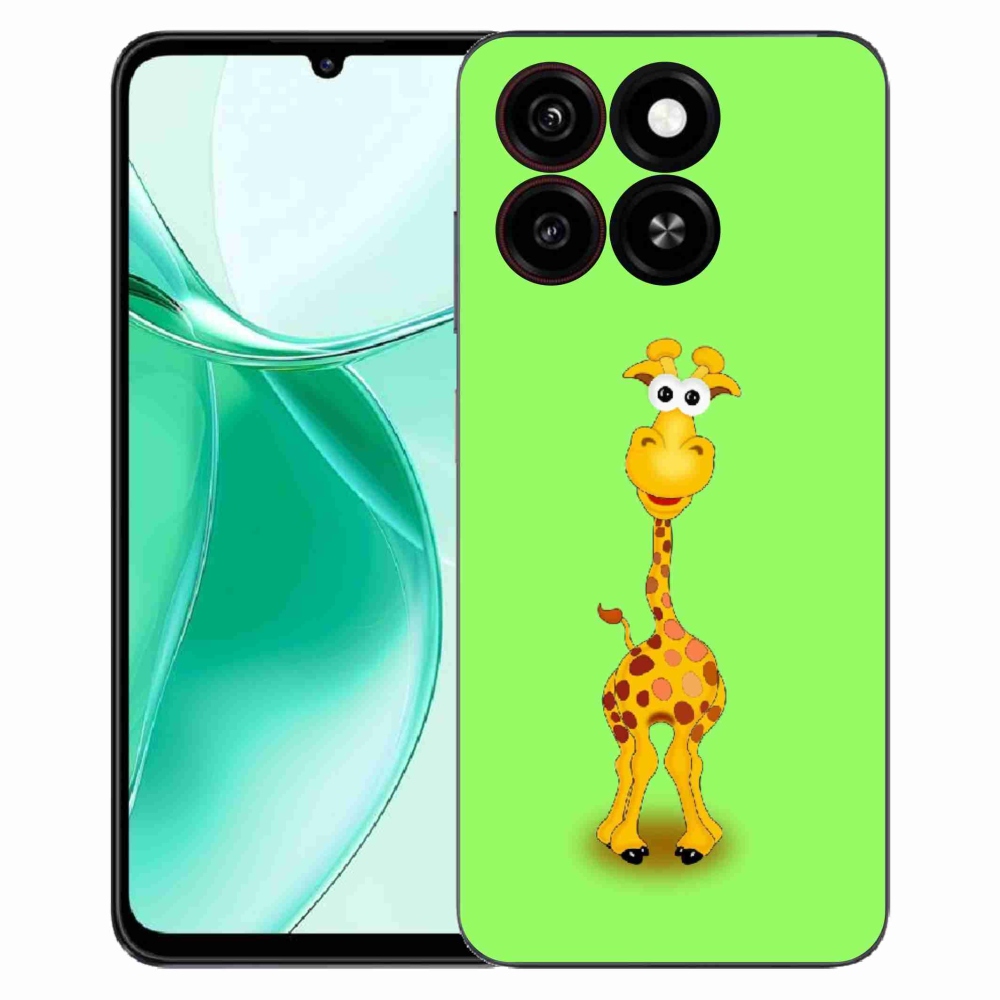 ZTE Blade A35 zselés tok mmCase - rajzfilm zsiráfhoz