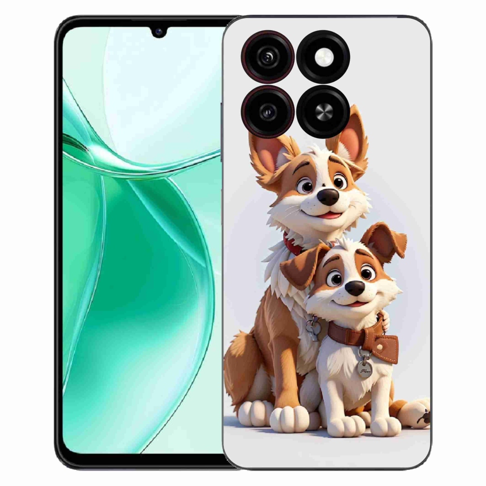 ZTE Blade A35 zselés tok mmCase - rajz kutyákhoz