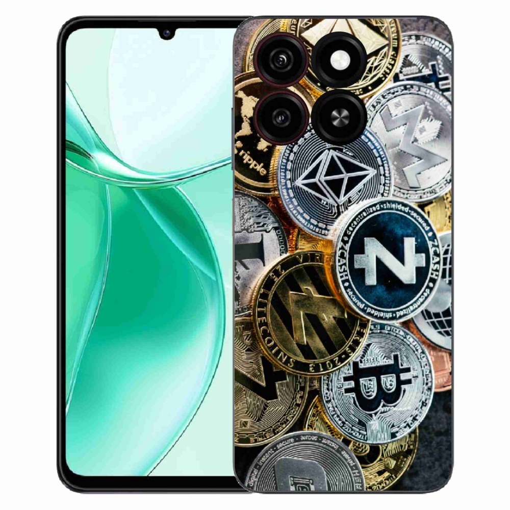 ZTE Blade A35 zselés tok mmCase - kriptovaluták