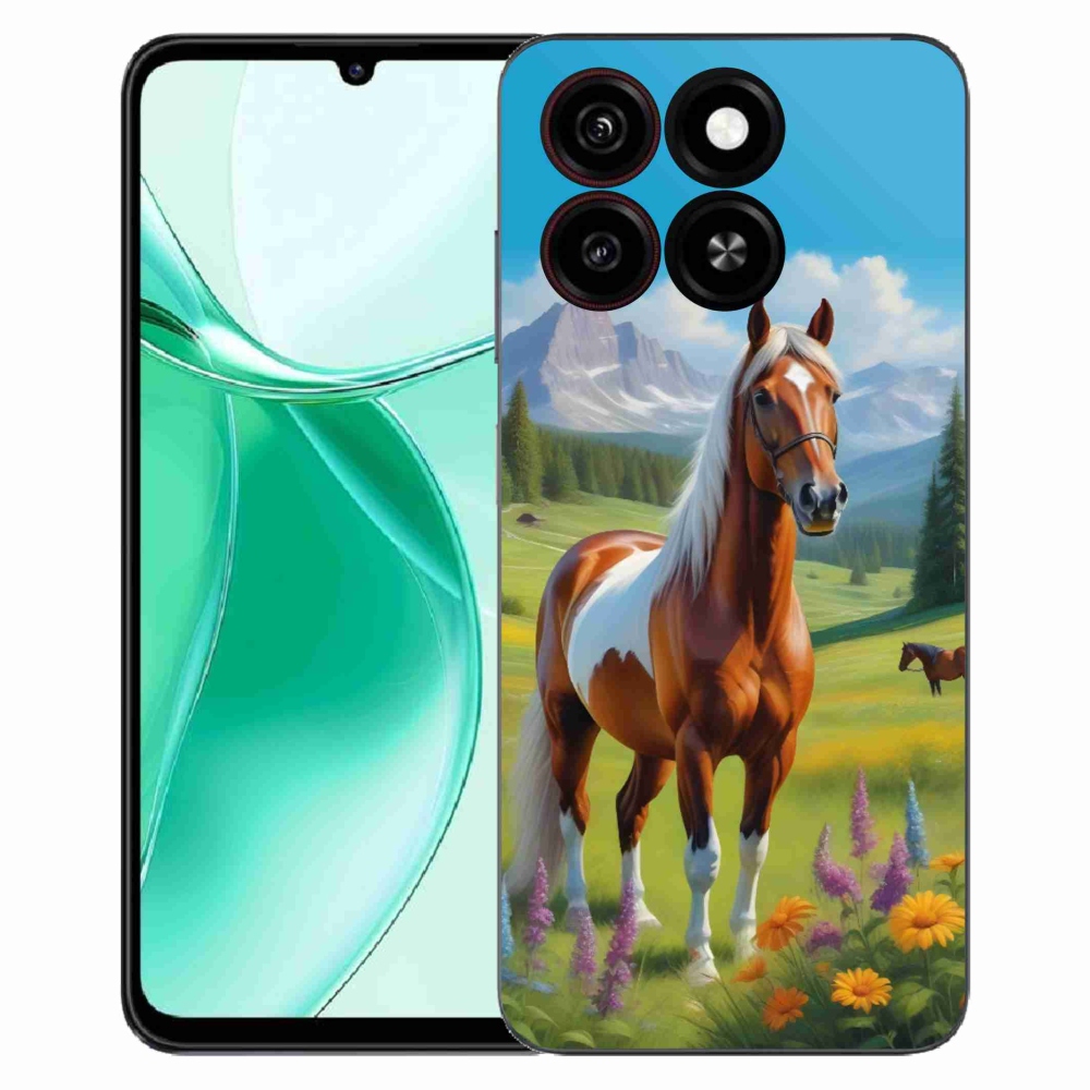 ZTE Blade A35 zselés borítás mmCase - ló a réten