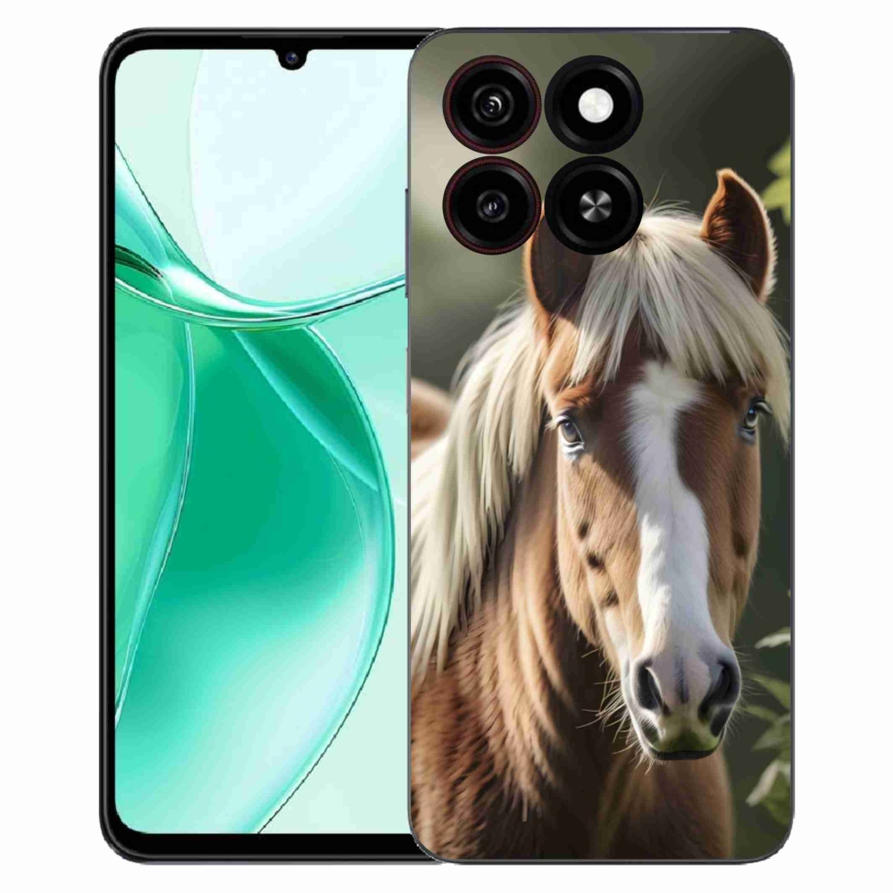 ZTE Blade A35 zselés tok mmCase - ló könnyű sörénnyel